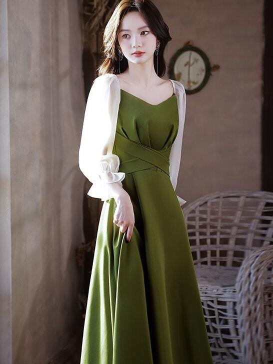 ミモレドレス ひざ下丈ドレス 演奏会 ピアノ 発表会 ブラック 黒 グリーン 緑 ファスナー ラウンドネック 肩出し 袖あり 袖付き フェミニン カクテルドレス 大人 母親 結婚式 体型カバー 誕生日 ミモレドレス ひざ下丈ドレス 演奏会 ピアノ 発表会 ブラック 黒 グリーン 緑 ファスナー ラウンドネック 肩出し 袖あり 袖付き フェミニン カクテルドレス 大人 母親 結婚式 体型カバー 誕生日