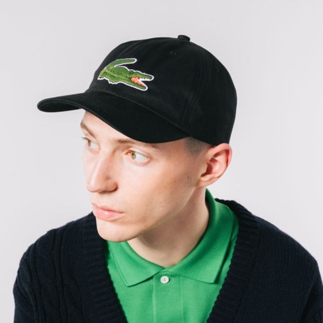 帽子 オーバーサイズワニロゴステッチキャップ RK009J-99 001(ホワイト) 031(ブラック) 166(ネイビー) 02S(ベージュ) 帽子 オーバーサイズワニロゴステッチキャップ RK009J-99 001(ホワイト) 031(ブラック) 166(ネイビー) 02S(ベージュ)