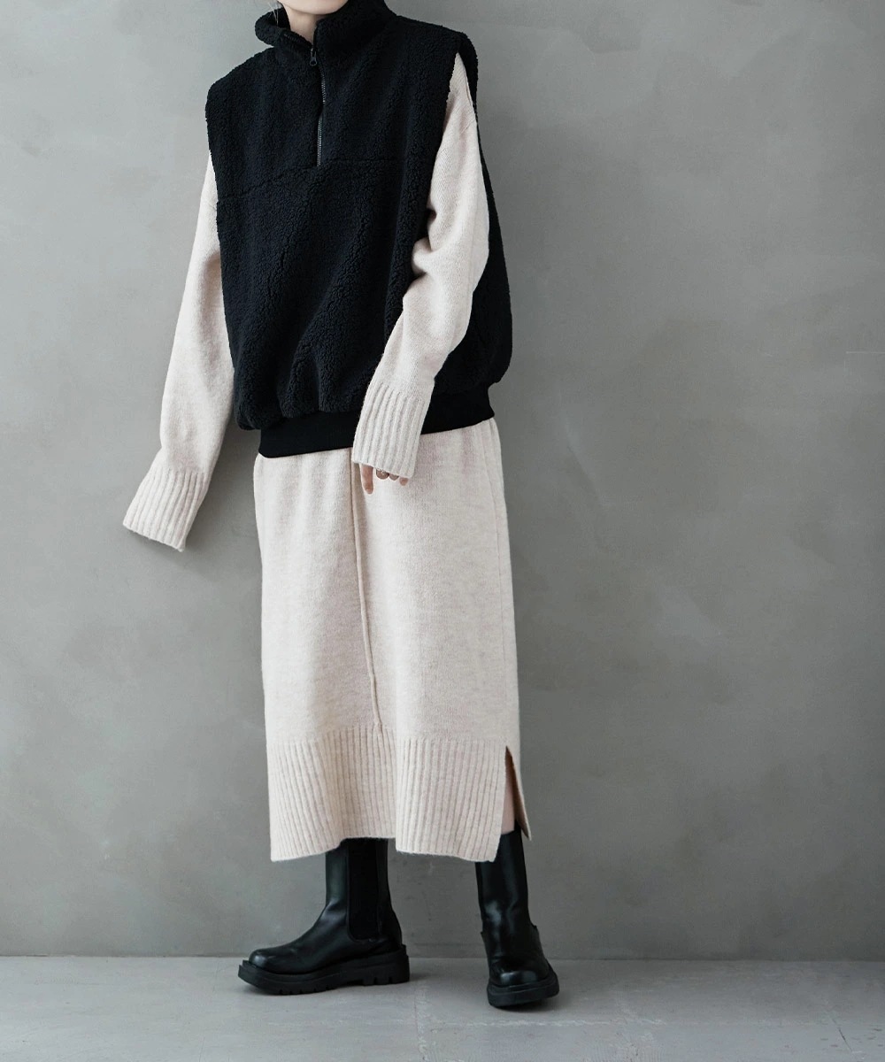 【即納】ハーフジップボリュームボアベスト トップス アウター ベスト ボア ハーフジップ ノースリーブ スタンドカラー ハイネック ボトルネック ジップアップ レイヤード プルオーバー ビッグシルエッ 【即納】ハーフジップボリュームボアベスト トップス アウター ベスト ボア ハーフジップ ノースリーブ スタンドカラー ハイネック ボトルネック ジップアップ レイヤード プルオーバー ビッグシルエッ