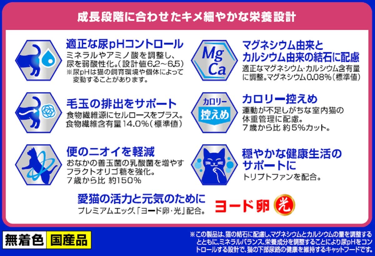 メディファス キャットフード 室内猫 毛玉ケアプラス 7歳から チキン&フィッシュ味 【下部尿路/pHコントロール/麻布大学共同開発/国産/アルミ小分け】 5.4kg(450g×12) メディファス キャットフード 室内猫 毛玉ケアプラス 7歳から チキン&フィッシュ味 【下部尿路/pHコントロール/麻布大学共同開発/国産/アルミ小分け】 5.4kg(450g×12)