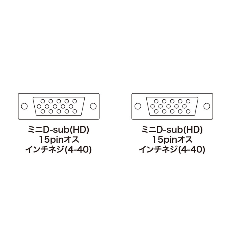 ディスプレイケーブル 複合同軸 アナログRGB 30m コア付き KB-CHD1530N