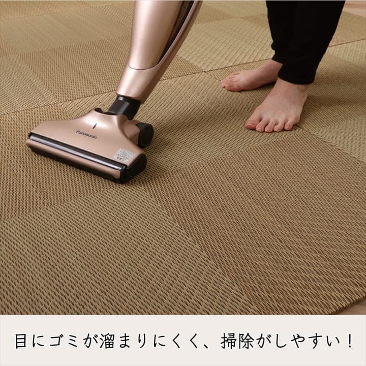 置き畳 ユニット畳 システム畳 い草 消臭 抗菌防臭 日本製シンプルノア 82×82×1.7cm 同色6枚組 置き畳 ブラック 母の日 プレゼント