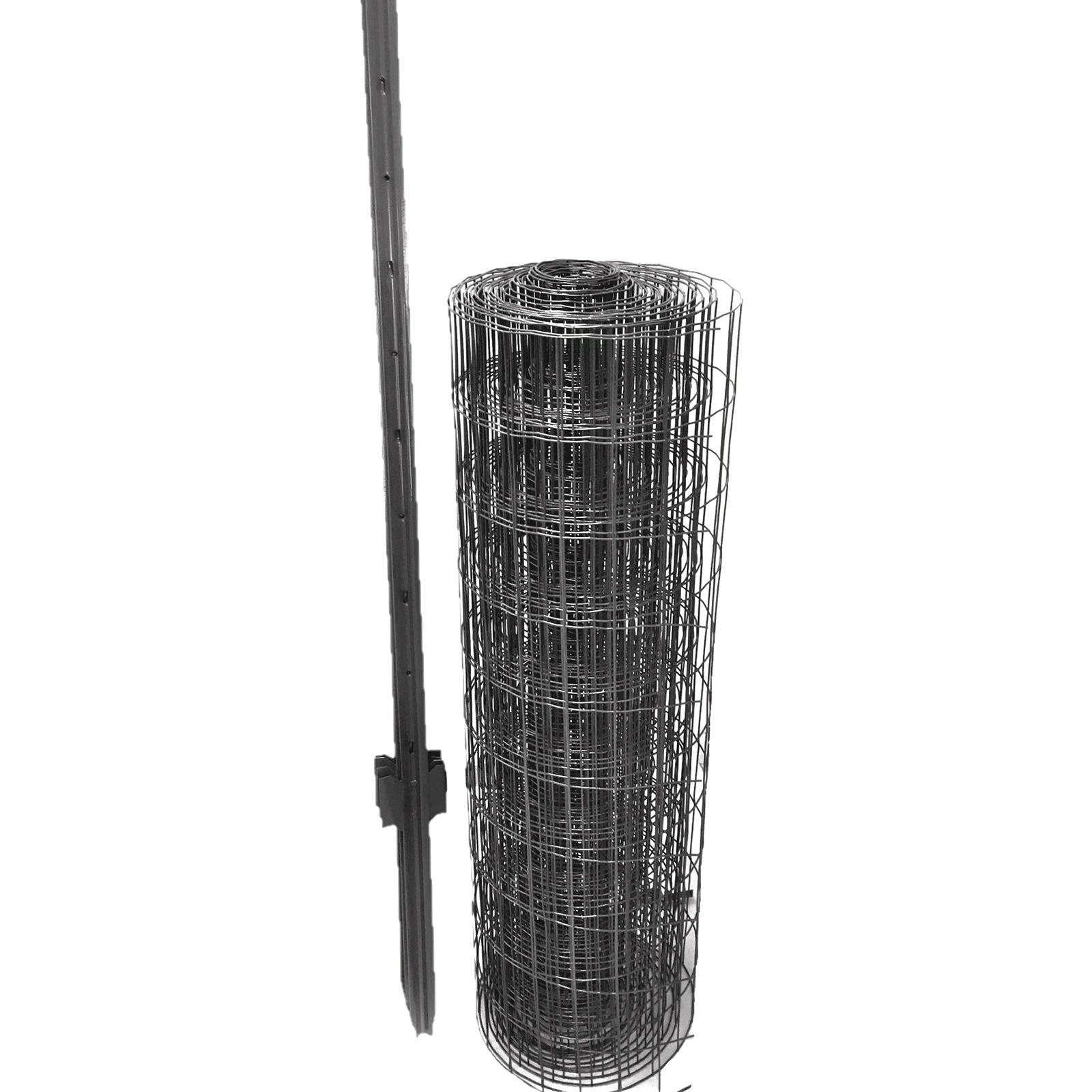 アニマルガードフェンス ブラック 1.0ｍｘ20ｍ 黒 支柱1.45ｍ 11本付 アニマルフェンス 侵入防止用フェンス 防獣フェンス