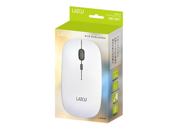 Qoo10] LAZOS マウス Bluetooth＆2.4GHz