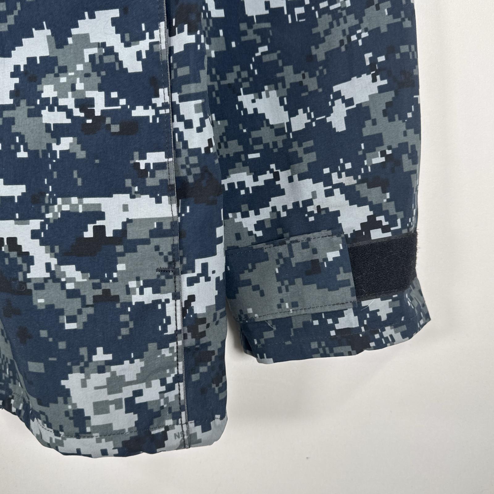 古着 ミリタリージャケット ECWCS GORE-TEX デジカモ ゴアテックスパーカー ロング コート カモフラ small XXlong+2 ネイビー メンズ 古着 ミリタリージャケット ECWCS GORE-TEX デジカモ ゴアテックスパーカー ロング コート カモフラ small XXlong+2 ネイビー メンズ