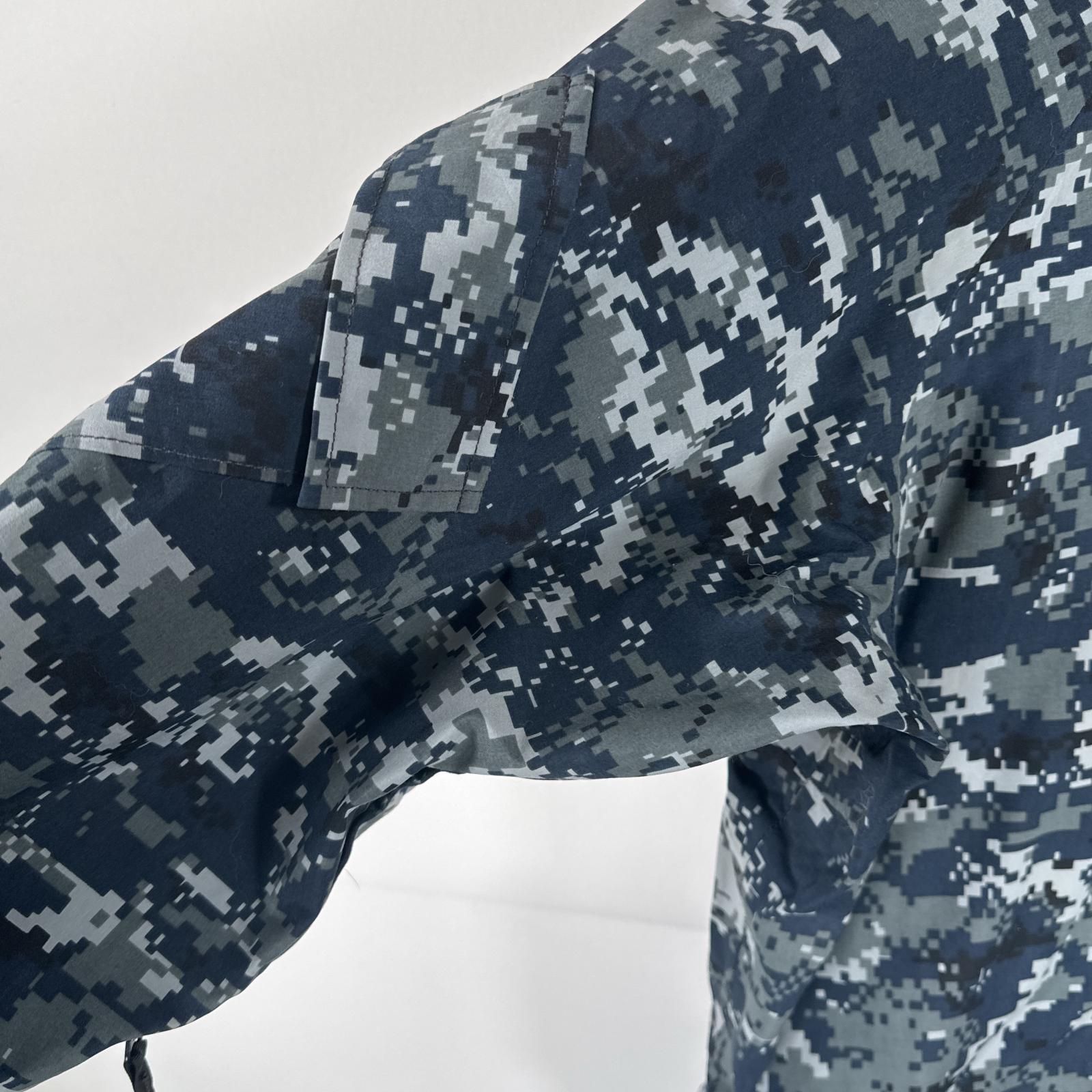 古着 ミリタリージャケット ECWCS GORE-TEX デジカモ ゴアテックスパーカー ロング コート カモフラ small XXlong+2 ネイビー メンズ 古着 ミリタリージャケット ECWCS GORE-TEX デジカモ ゴアテックスパーカー ロング コート カモフラ small XXlong+2 ネイビー メンズ