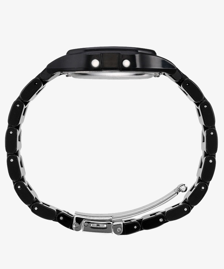 タイメックス 【国内正規品】クラシック・タイル コレクション クラシックデジタル ブラック クオーツ　ユニセックスタイプ TW2V20000