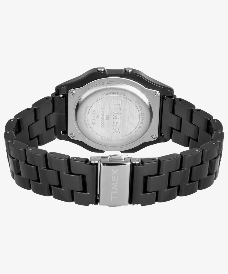 タイメックス 【国内正規品】クラシック・タイル コレクション クラシックデジタル ブラック クオーツ　ユニセックスタイプ TW2V20000