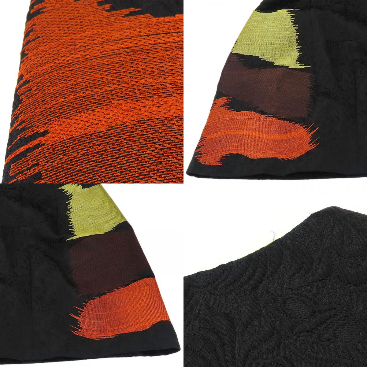 中古 ワンピース 584003 イタリア 38 ポリエステル コットン レーヨン ブラック ミニ丈 刺繍 PAOLA FRANI レディース 女性 中古 ワンピース 584003 イタリア 38 ポリエステル コットン レーヨン ブラック ミニ丈 刺繍 PAOLA FRANI レディース 女性