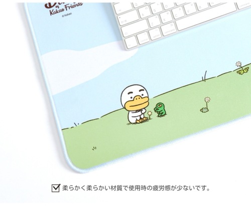 KAKAO FRIENDS 公式正規品 デュアル ワイヤレス充電 ロング マウスパッド スマホ イヤホン 充電可能 KAKAO FRIENDS 公式正規品 デュアル ワイヤレス充電 ロング マウスパッド スマホ イヤホン 充電可能