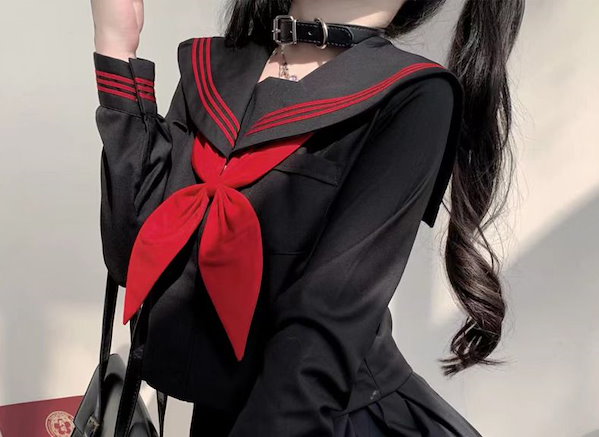 ひさページセーラー服 トンボ学生服 女子 サージ織り 白2本ラインセーラー服 160cmA