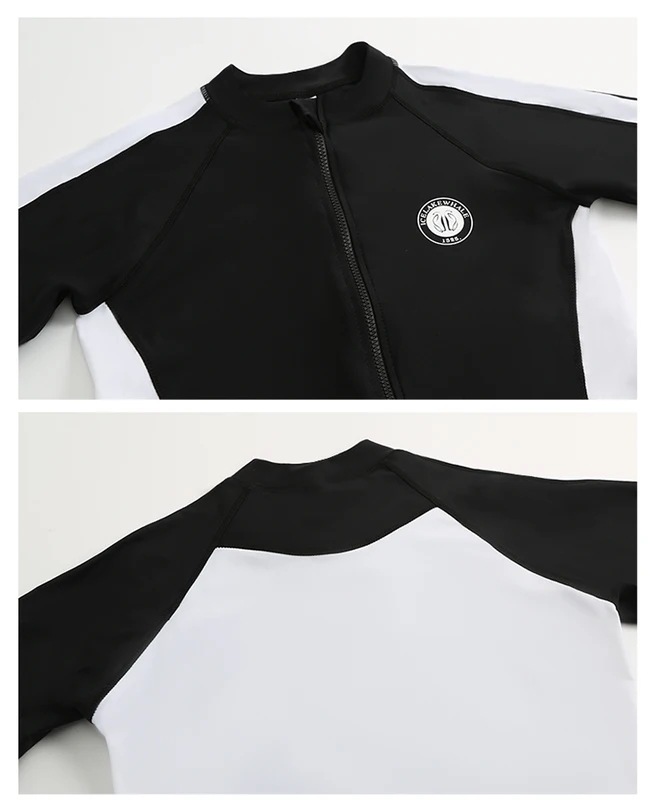 Wosunrushガードカップル2023新しい韓国長袖マルチピース水着水着入浴スーツサーフィンロングパンツ Wosunrushガードカップル2023新しい韓国長袖マルチピース水着水着入浴スーツサーフィンロングパンツ