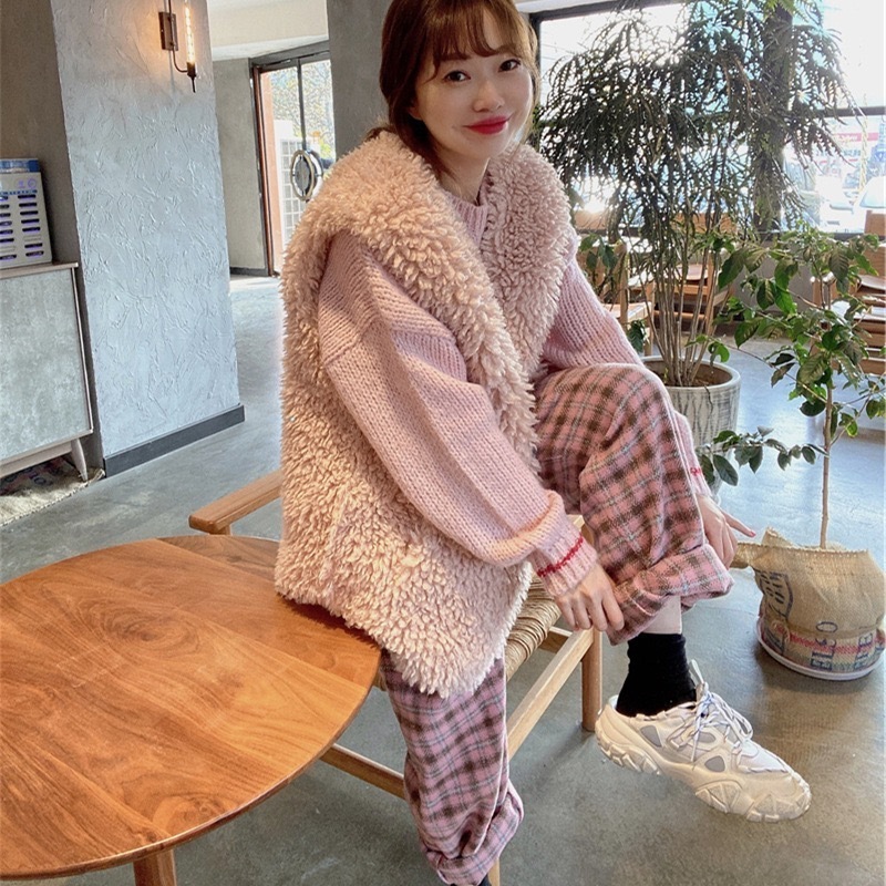 チェック柄 ストレート パンツ ワイドレッグ カジュアル ボトムス パンツ ロング かわいい 大人可愛い カジュアル レトロ こなれ感 ラフ メンズライク ボーイッシュ ルーズ 春 秋 冬 クリスマス