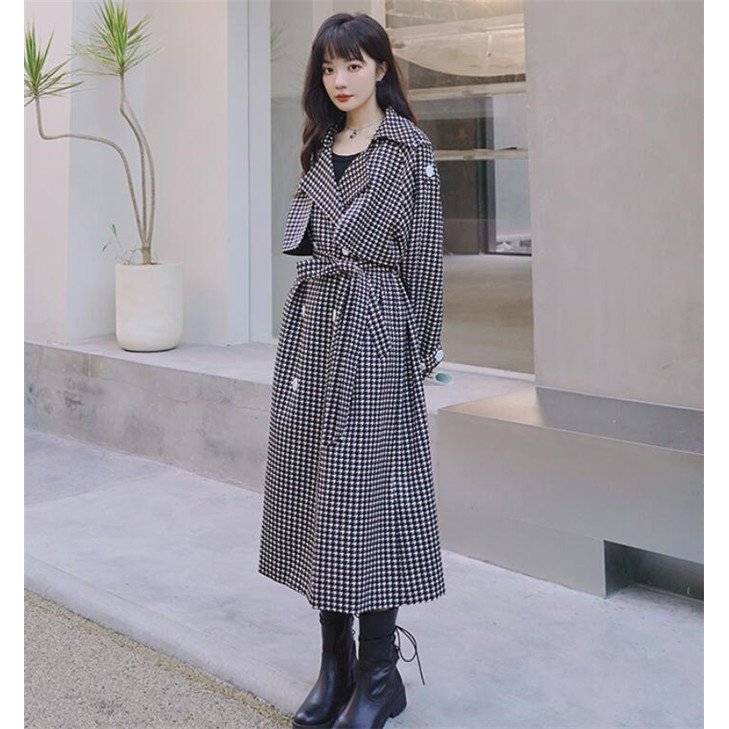 トレンチコート レディース ロングコート コート アウター 千鳥柄 チェスター 秋物 春コート 通勤 トレンチコート レディース ロングコート コート アウター 千鳥柄 チェスター 秋物 春コート 通勤