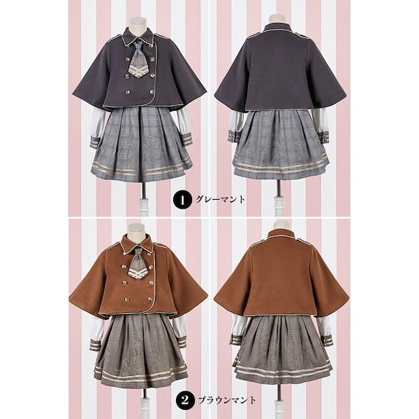 Qoo10] ロリータ服 森ガール3点セット【ワンピー