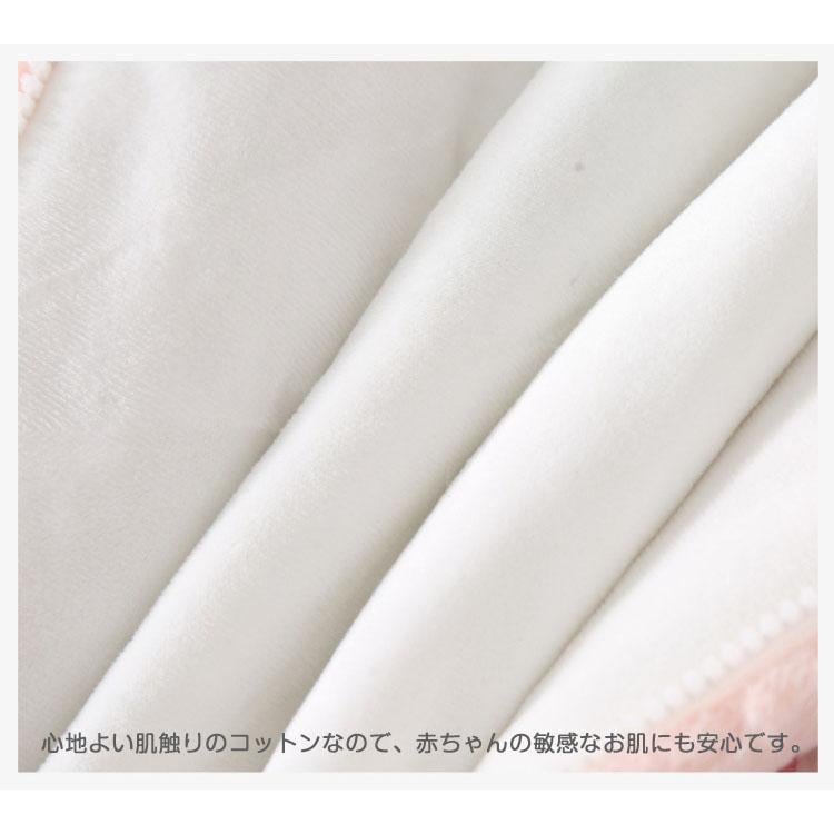 ベビー服 着ぐるみ 赤ちゃん ウサギ 卯年 ロンパース オールインワン カバーオール うさ耳フード付 前開き 出産祝い 防寒着 キッズ 新生児服 子供用 厚手 冬