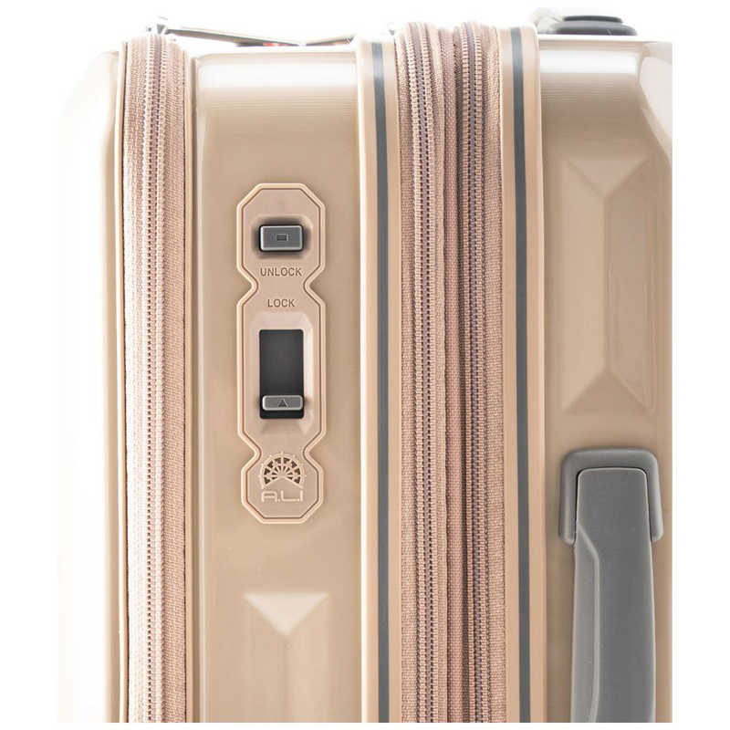 A.L.I　ハードキャリー デカかるEdge フロントオープンタイプ コーラルピンク [TSAロック搭載 /55(+10)L /3泊～5泊]　ALI07722FW