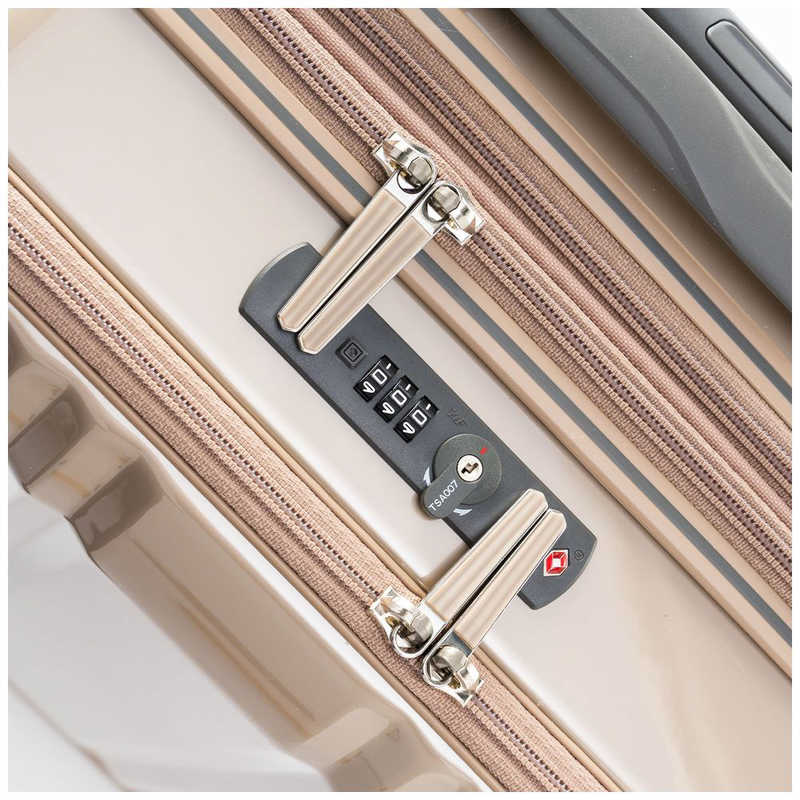 A.L.I　ハードキャリー デカかるEdge フロントオープンタイプ コーラルピンク [TSAロック搭載 /55(+10)L /3泊～5泊]　ALI07722FW