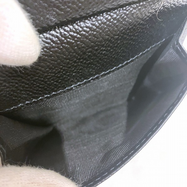 プラダ PRADA サフィアーノ ブラック 2つ折り財布 ユニセックス 【中古】
