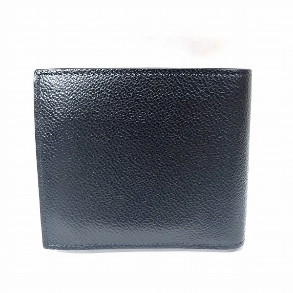 プラダ PRADA サフィアーノ ブラック 2つ折り財布 ユニセックス 【中古】