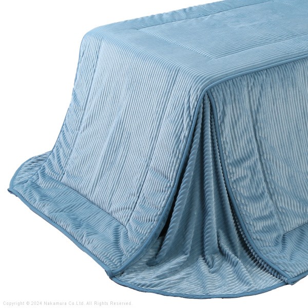 保温綿入りコーデュロイ ダイニングこたつ掛布団 240x240cm単品(80x80cmこたつ用) リバーシブル布団 正方形 保温 こたつ布団単品