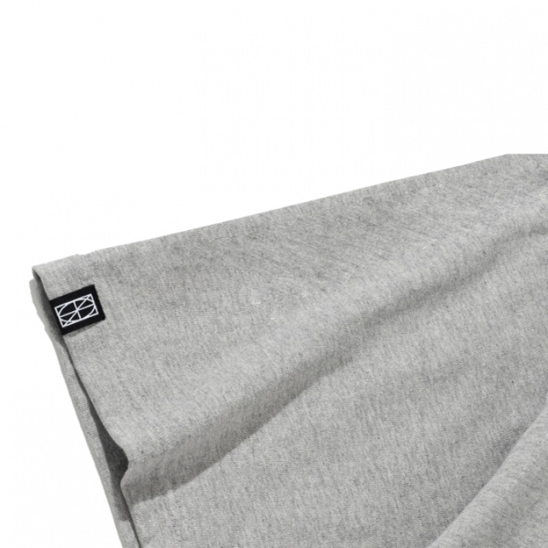 NOT4NERD スプリットTシャツ-グレー