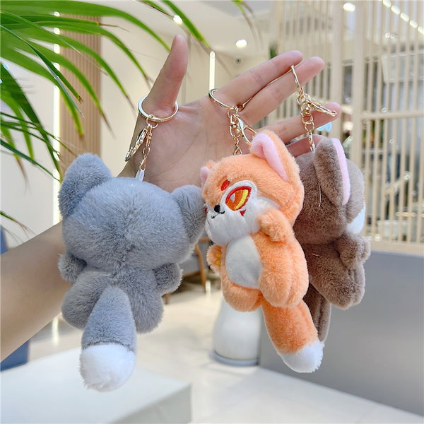 Qoo10] かわいい萌えキツネちゃんチャームぬいぐる