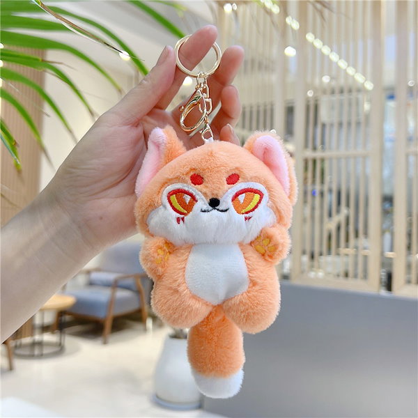 Qoo10] かわいい萌えキツネちゃんチャームぬいぐる