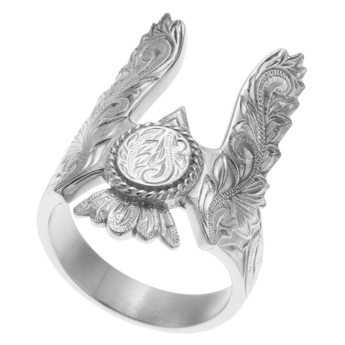 リング メンズ サージカルステンレス316L製 ハワイアン イーグル 鷲 コイン プルメリア 波 リング メンズ サージカルステンレス316L製 ハワイアン イーグル 鷲 コイン プルメリア 波