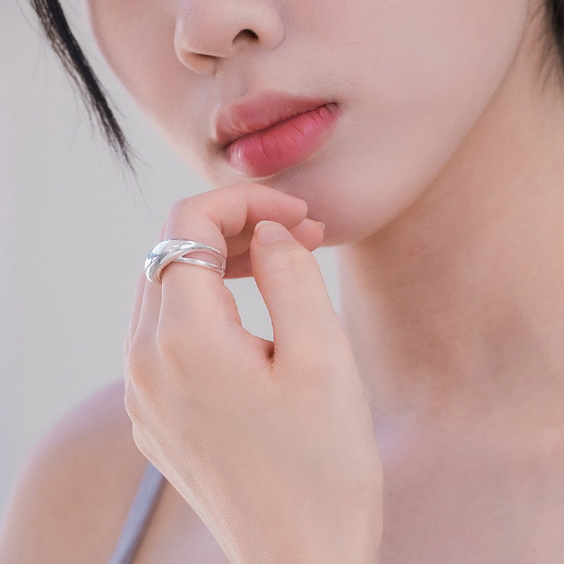 [925silver] BTS ジョングク着用/イリオン シルバーリングfreesize(10-14号) 防弾少年団ファッショ