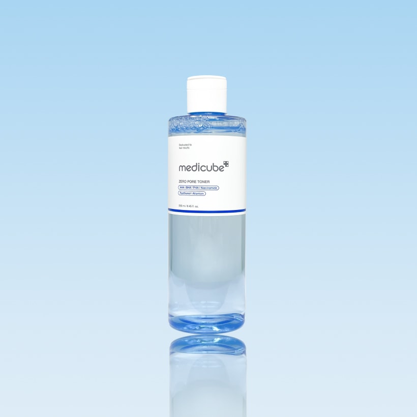 メディキューブ　美顔器、トナー、 セラム Qoo10] メディキューブ ゼロ毛穴トナー, 250ml