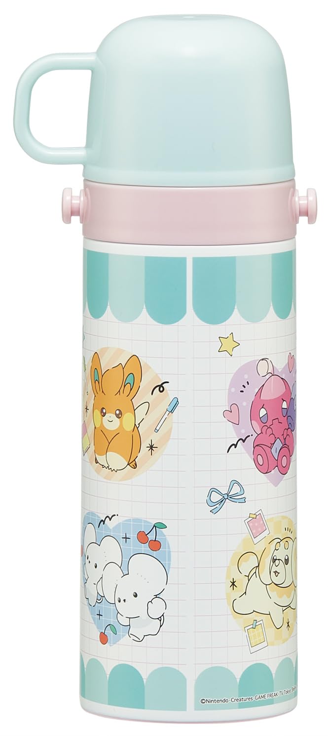 スケーター(Skater) 子供用 ステンレス 水筒 2way 直飲み 470ml コップ飲み 430ml 子供に優しい軽量タイプ ポケモン ポッピングアップ 保温 保冷 waterbottle スポ スケーター(Skater) 子供用 ステンレス 水筒 2way 直飲み 470ml コップ飲み 430ml 子供に優しい軽量タイプ ポケモン ポッピングアップ 保温 保冷 waterbottle スポ