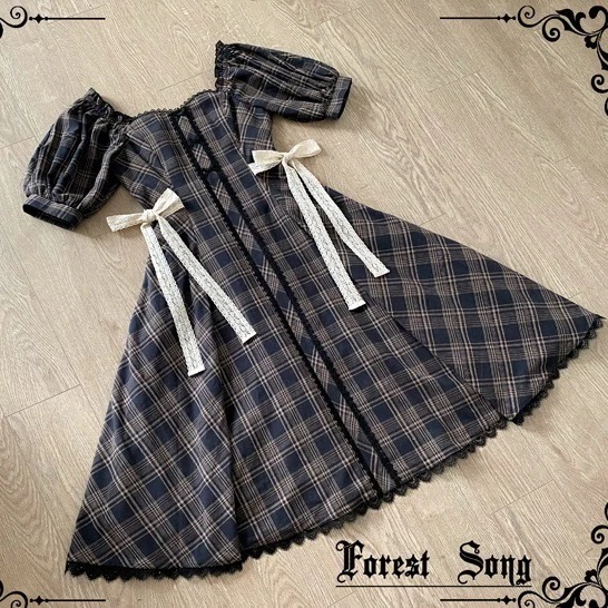 ドレス ドレス ロングワンピ 量産型 地雷型 お嬢様 韓国 原宿系 ゴスロリ ゴシック ロリータ 切替 異素材 韓国 無地 セーラー襟 秋 秋 長袖 ロング おしゃれ 可愛い ドレス