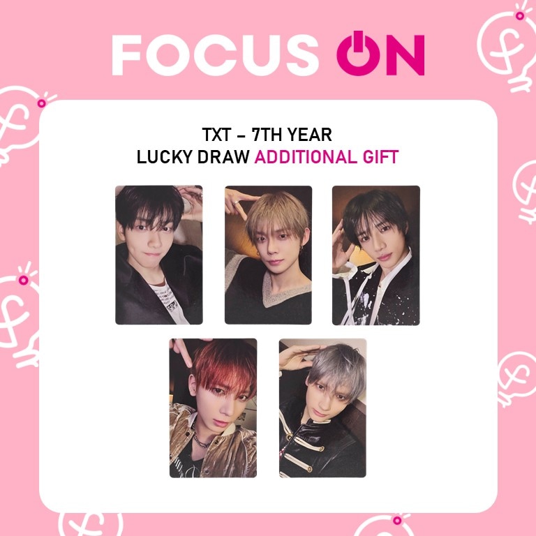 TXT 7TH YEAR エバーライン everline ラキドロ 5枚セット Qoo10] BIGHIT Entertainment TXT 7TH YEAR WEVERSE
