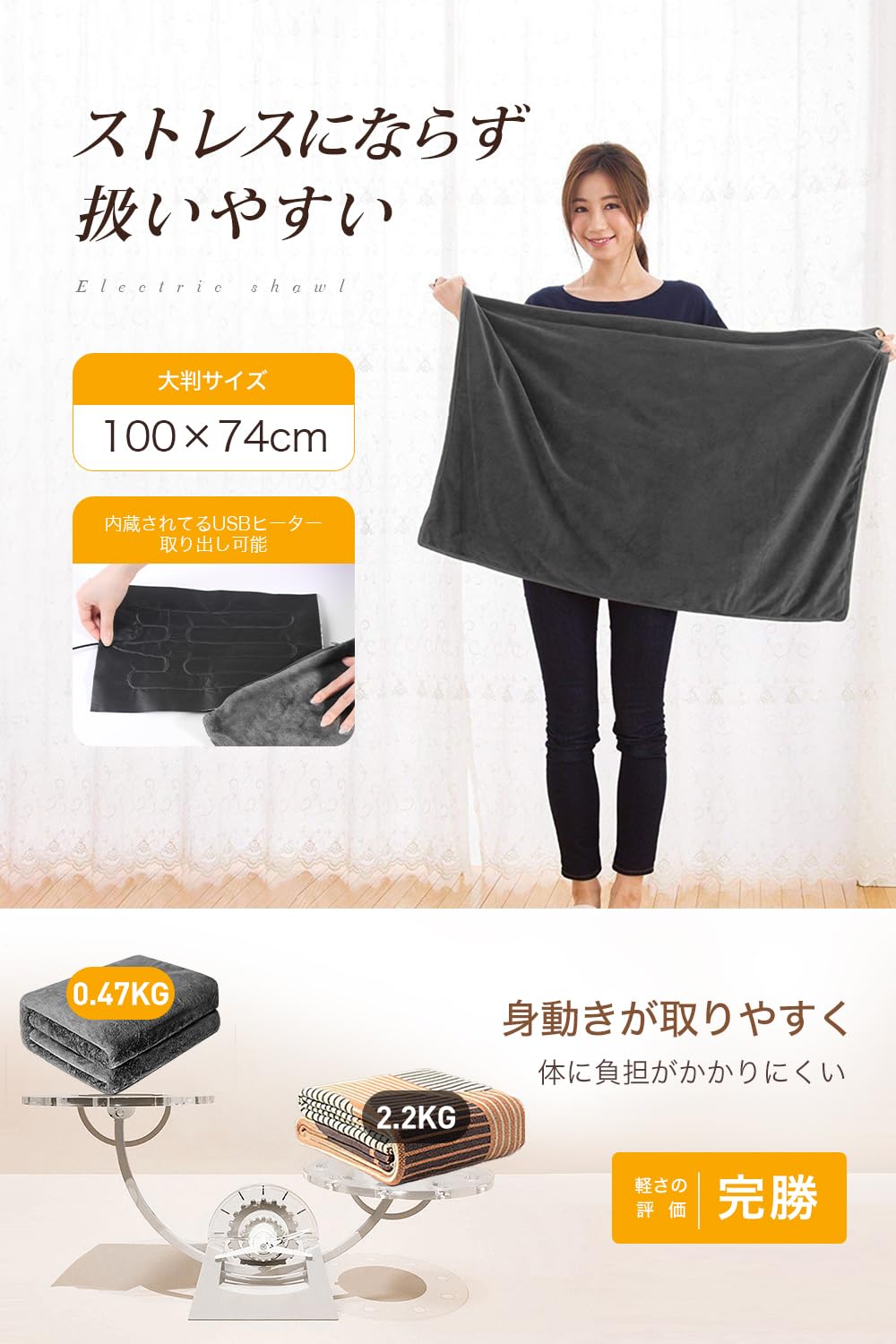 電気毛布 掛け 敷き 兼用 電気ひざ掛け usb給電 LEDディスプレイ表示 電気ブランケット 膝掛け 3段階温度調整 タイマー付き 自動オフ 切り忘れ防止 大判 速暖 ヒーター付き USBブランケッ 電気毛布 掛け 敷き 兼用 電気ひざ掛け usb給電 LEDディスプレイ表示 電気ブランケット 膝掛け 3段階温度調整 タイマー付き 自動オフ 切り忘れ防止 大判 速暖 ヒーター付き USBブランケッ