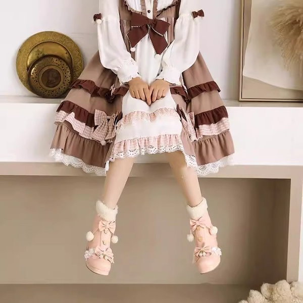 Qoo10] ふわもこシューズ もふもふブーツ ショー