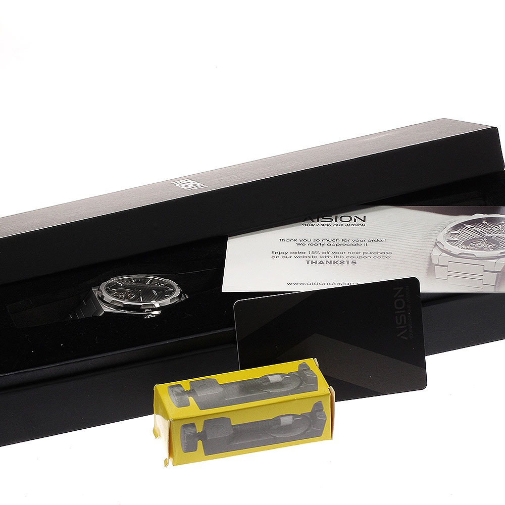 エイジオン AISION AN-T01 トゥールビヨン 手巻き メンズ 美品 箱保証書付き_806419【中古】 エイジオン AISION AN-T01 トゥールビヨン 手巻き メンズ 美品 箱保証書付き_806419【中古】