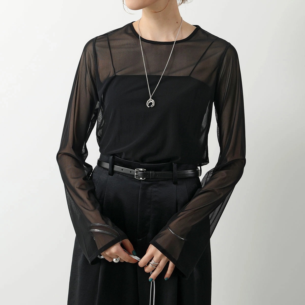 SIMONE WILD シモーネ ワイルド 長袖 カットソー EASY LS SHIRT レディース Tシャツ ロンT メッシュ シアー クルーネック カラー2 SIMONE WILD シモーネ ワイルド 長袖 カットソー EASY LS SHIRT レディース Tシャツ ロンT メッシュ シアー クルーネック カラー2