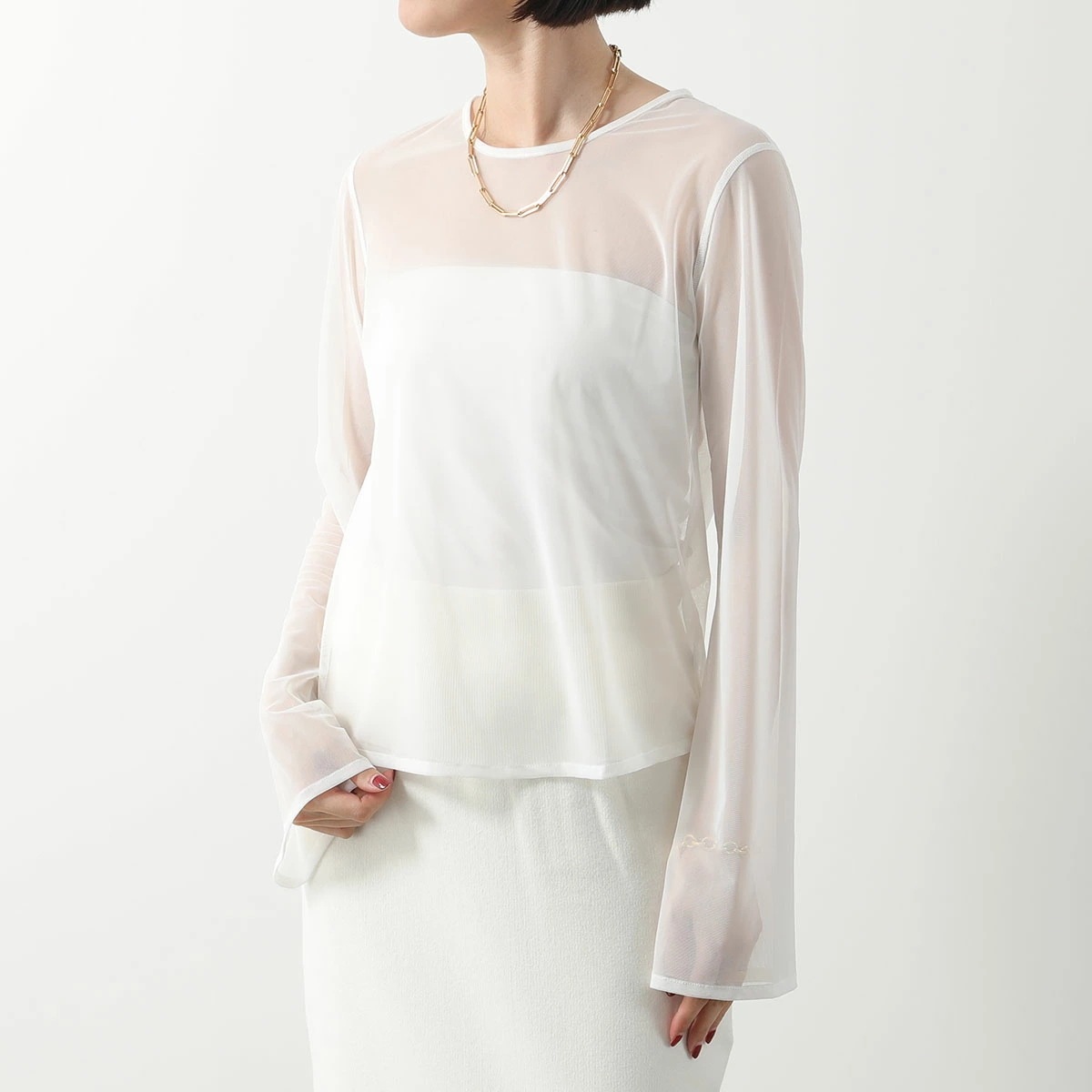 SIMONE WILD シモーネ ワイルド 長袖 カットソー EASY LS SHIRT レディース Tシャツ ロンT メッシュ シアー クルーネック カラー2 SIMONE WILD シモーネ ワイルド 長袖 カットソー EASY LS SHIRT レディース Tシャツ ロンT メッシュ シアー クルーネック カラー2