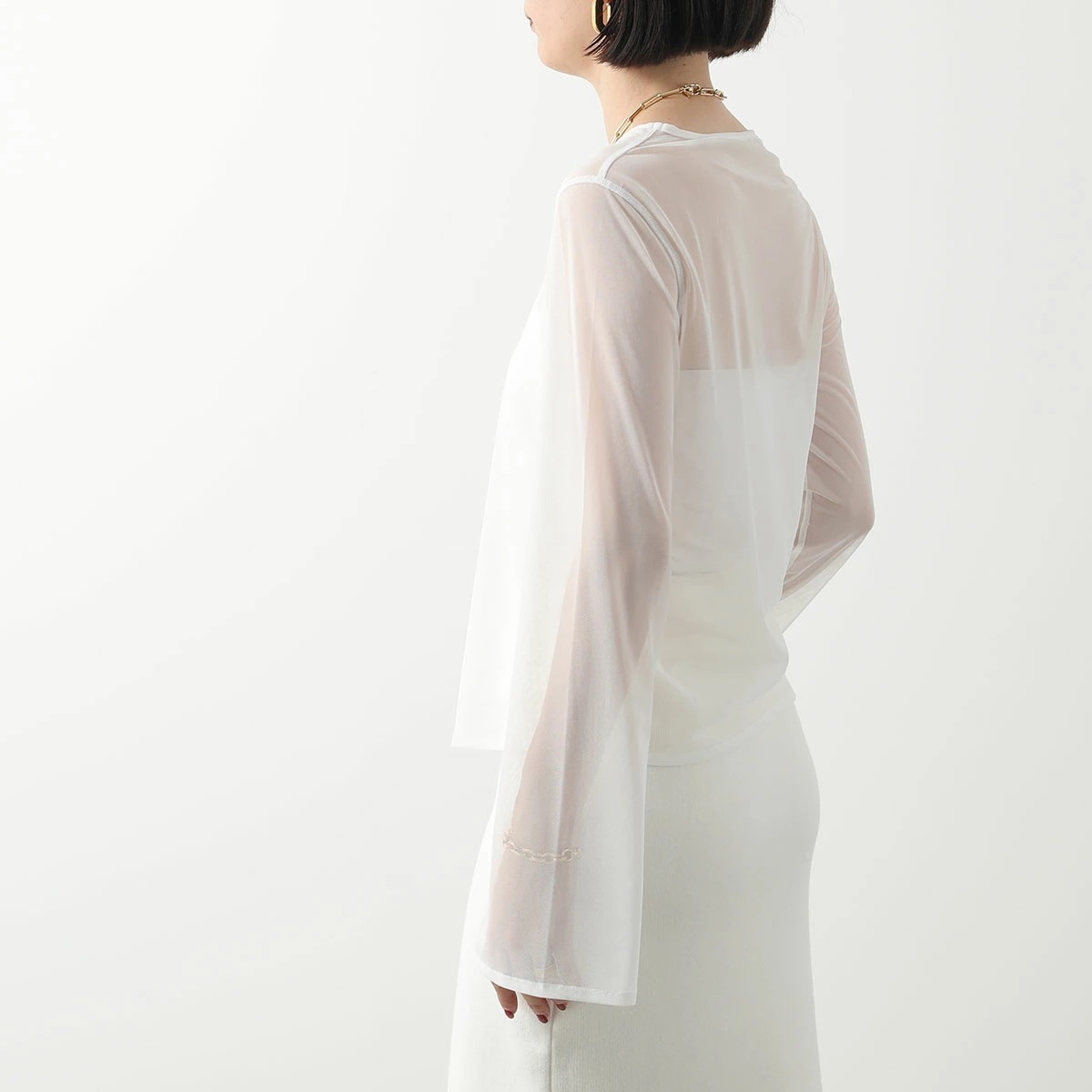 SIMONE WILD シモーネ ワイルド 長袖 カットソー EASY LS SHIRT レディース Tシャツ ロンT メッシュ シアー クルーネック カラー2 SIMONE WILD シモーネ ワイルド 長袖 カットソー EASY LS SHIRT レディース Tシャツ ロンT メッシュ シアー クルーネック カラー2