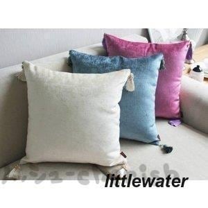 クッションカバー45×45cmベロアタッセルモノトーンガーリーボリューミーインスタ映えリビングインテリアガーリーおしゃれかわいい雑貨 卒業式 クッションカバー45×45cmベロアタッセルモノトーンガーリーボリューミーインスタ映えリビングインテリアガーリーおしゃれかわいい雑貨 卒業式