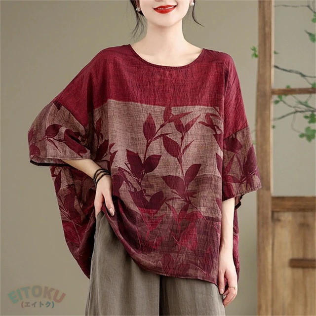 プリント チュニック 夏 レディース チュニックワンピース 半袖 植物柄 ワンピース クルーネック 綿 プリントチュニック ドロップショルダー 体型カバー 半袖チュニック 柔らかい 涼しい クルーネッ プリント チュニック 夏 レディース チュニックワンピース 半袖 植物柄 ワンピース クルーネック 綿 プリントチュニック ドロップショルダー 体型カバー 半袖チュニック 柔らかい 涼しい クルーネッ