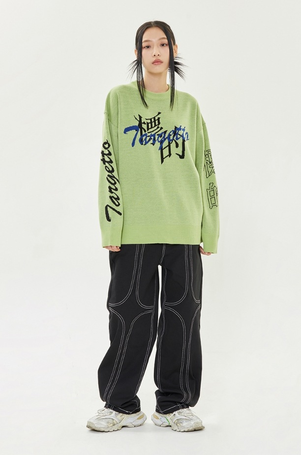[TARGETTO] SHINING T STITCH PANTS