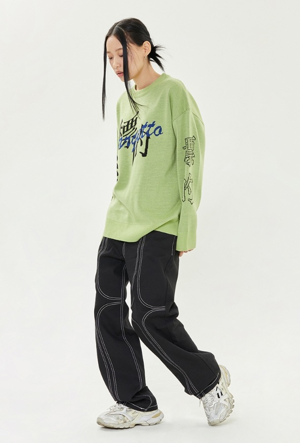 [TARGETTO] SHINING T STITCH PANTS