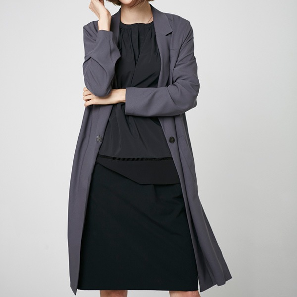 ヨプトゥイムロングジャケット/テーラード/ロングカラー/膝の下丈/ルーズフィット/シティカジュアル/ M / L / XL / 3サイズ ヨプトゥイムロングジャケット/テーラード/ロングカラー/膝の下丈/ルーズフィット/シティカジュアル/ M / L / XL / 3サイズ