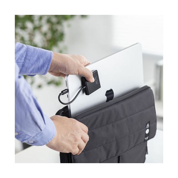 サンワサプライ USB Type-C ハブ（3ポート） Type-C×2 PD専用ポート×1 USB-3TCP12BK