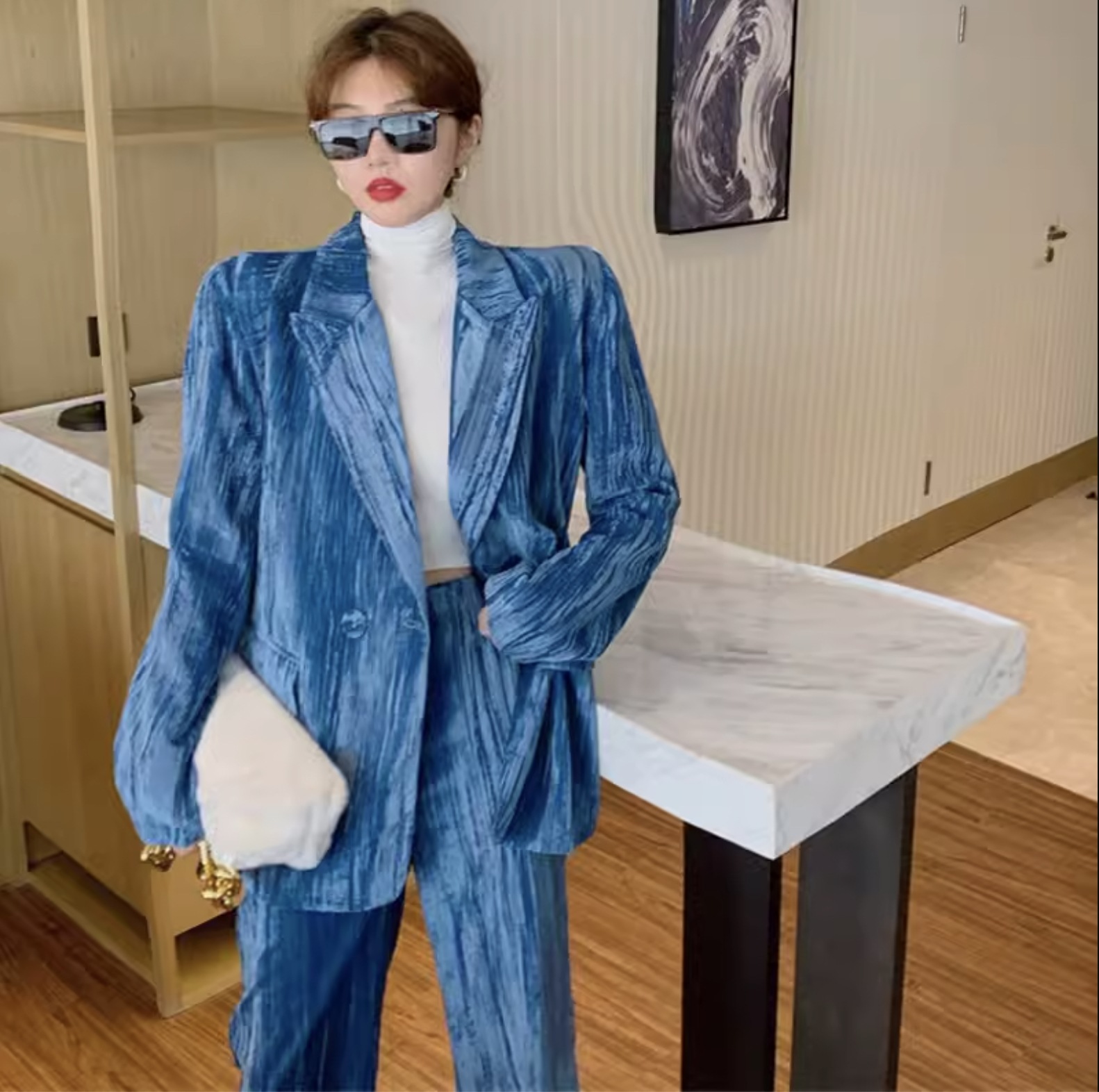 セットアップ 2点セット ツーピース スーツセット レディース