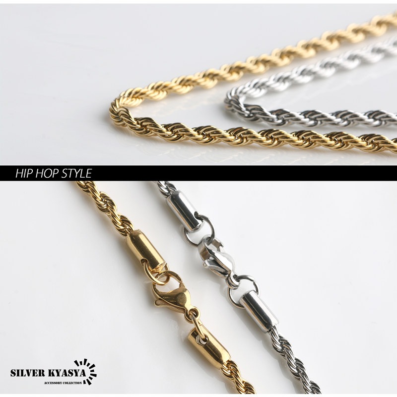 ラージ クロスネックレス CZ [n279]