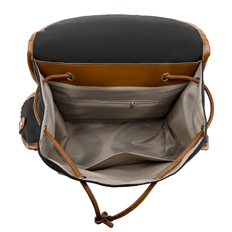 おしゃれ レディース コントラストカラー リュック 学生 通学カバン アウトドア 大容量 カジュアルバックパック ショルダーバッグ