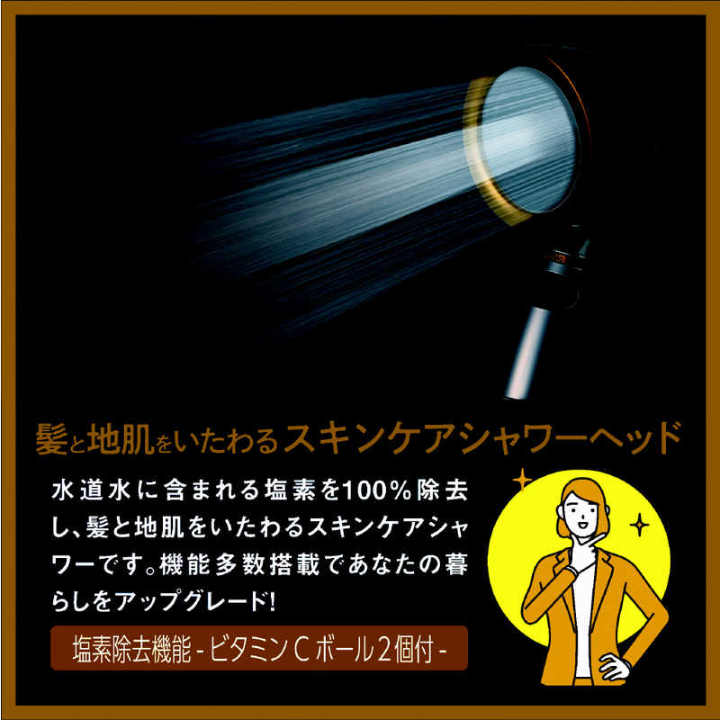 アラミック シャワーヘッド シルクシャワーシリーズ 09:ビタミンシャワー SSS-09 アラミック シャワーヘッド シルクシャワーシリーズ 09:ビタミンシャワー SSS-09